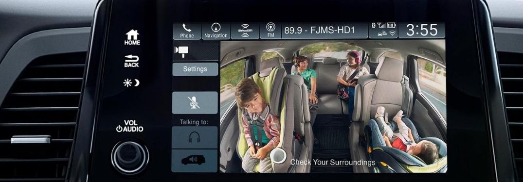 Honda Odyssey CabinWatch on Touchscreen Display