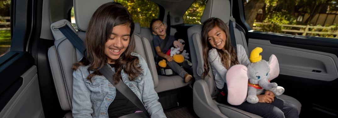Kids in the Backseat of the 2021 Honda Odyssey