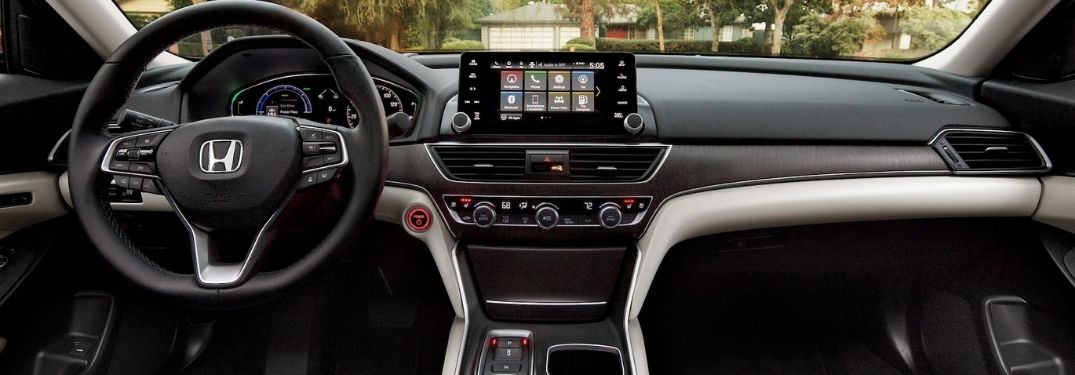 2021 Honda Accord Steering Wheel, Dashboard and Display Audio Touchscreen