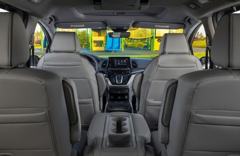 Rear to Front View of 2022 Honda Odyssey Rear Seats