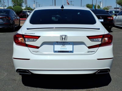 2022 Honda Accord Sedan Sport