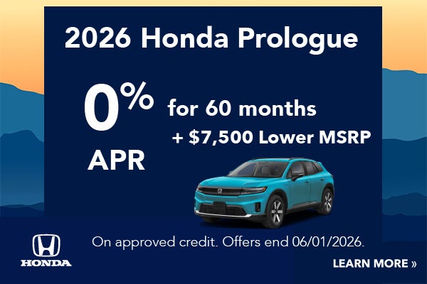 2026 Honda Prologue offer Mobile