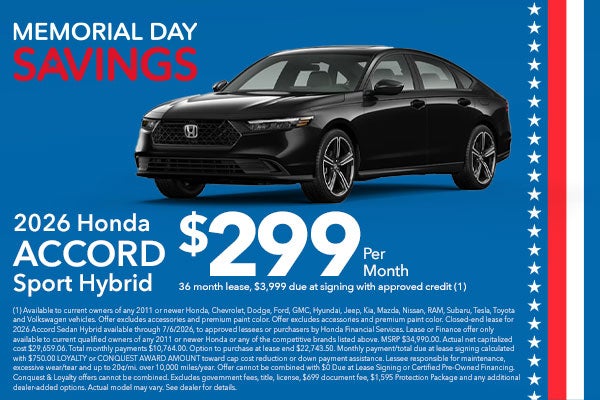 2026 Honda Accord Sport Hybrid
