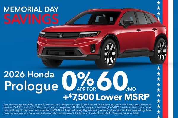 2026 Honda Prologue