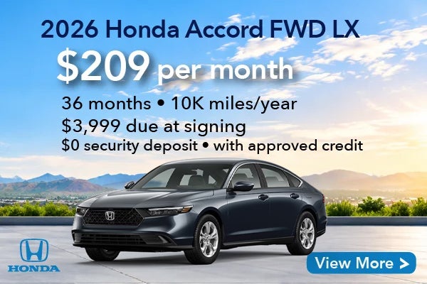 2026 Honda Accord FWD LX