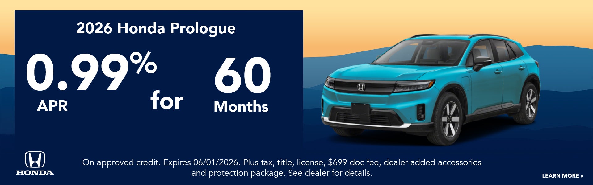 2026 Honda Prologue Special Offer Desktop