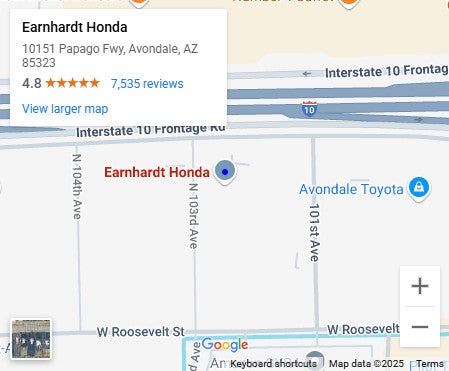 Earnhardt Honda Map