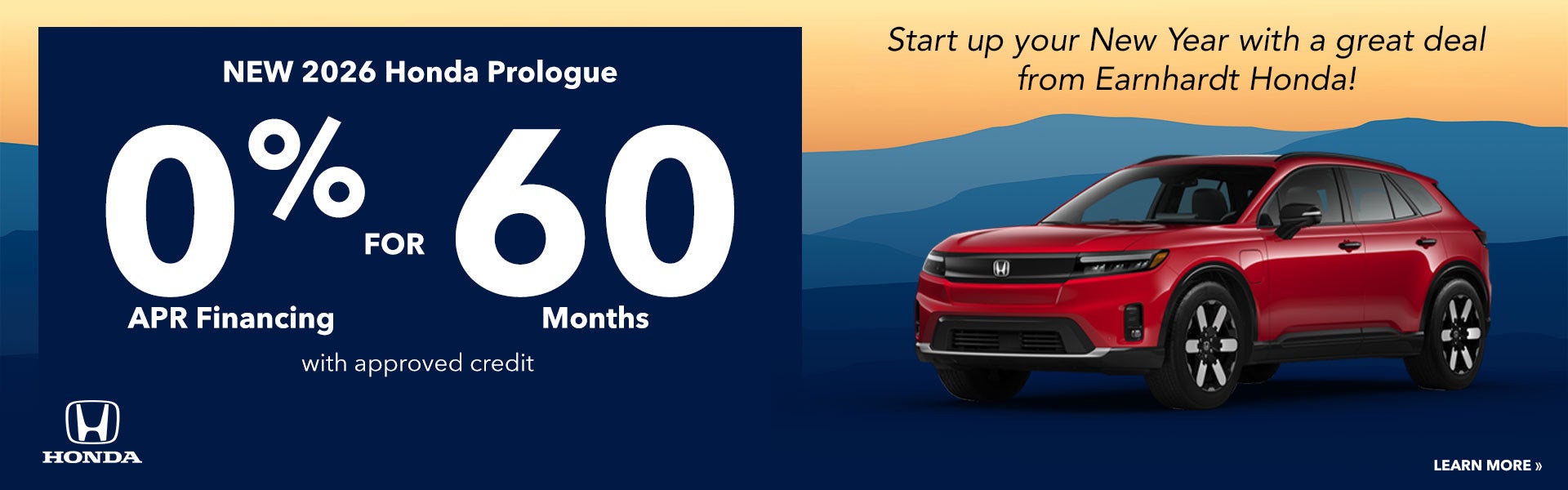 Get 0% APR Financing on a New Prologue