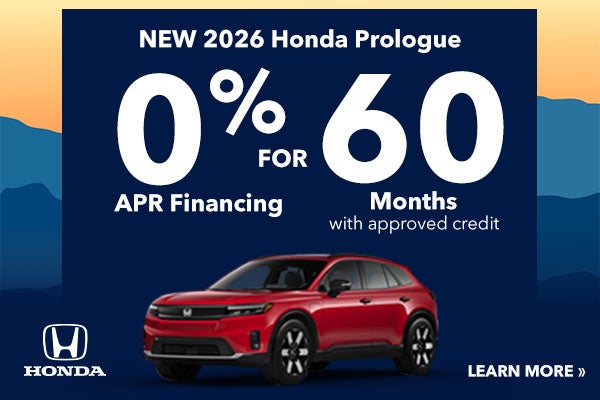 Get 0% APR Financing on a New Prologue