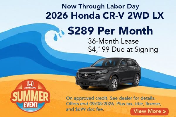 2026 Honda CR-V 2 WD LX slide