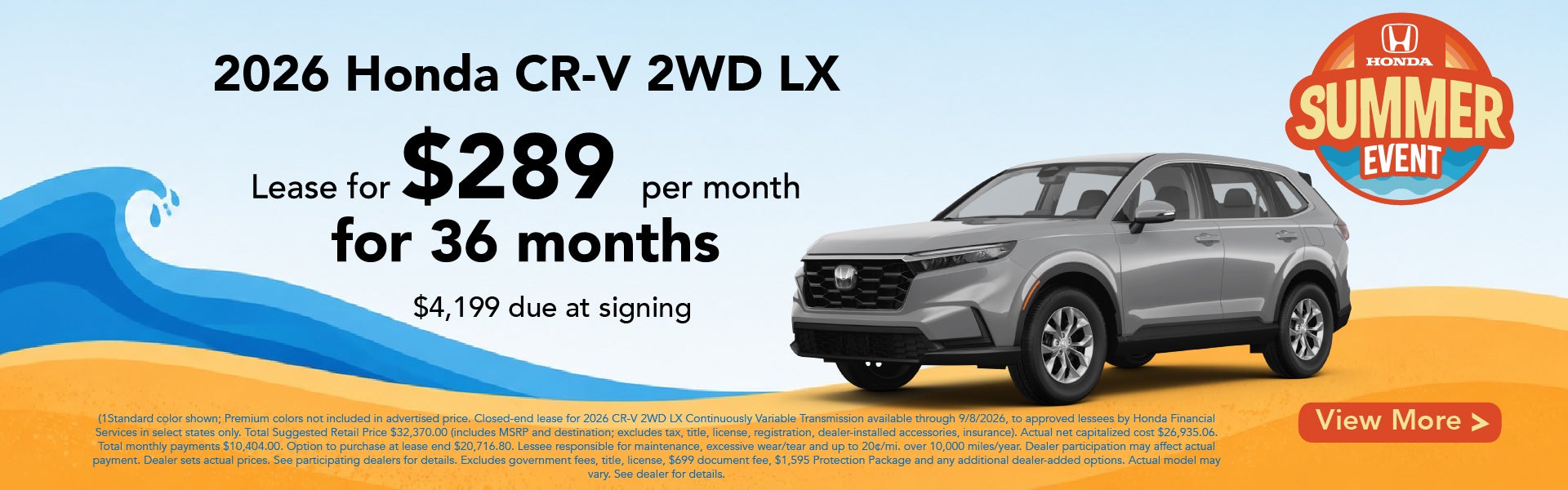 2026 Honda CR-V 2 WD LX slide