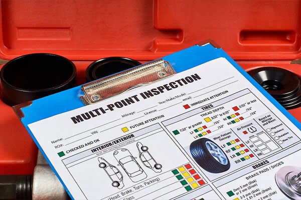 Complimentary Mulit-Point Vehicle Inspection